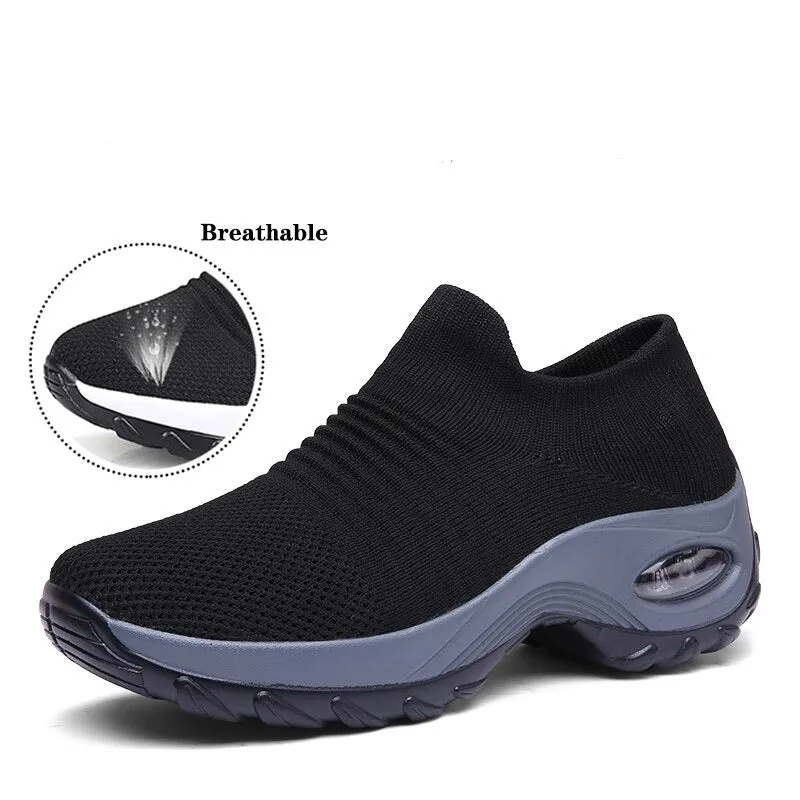 Sneakers Women Tennis Shoes Light Air Cushion Walking Footwear