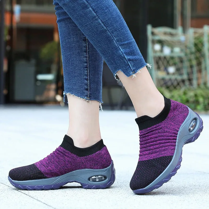 Sneakers Women Tennis Shoes Light Air Cushion Walking Footwear