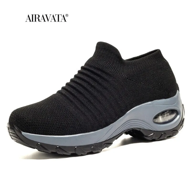 Sneakers Women Tennis Shoes Light Air Cushion Walking Footwear