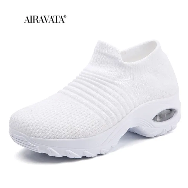 Sneakers Women Tennis Shoes Light Air Cushion Walking Footwear