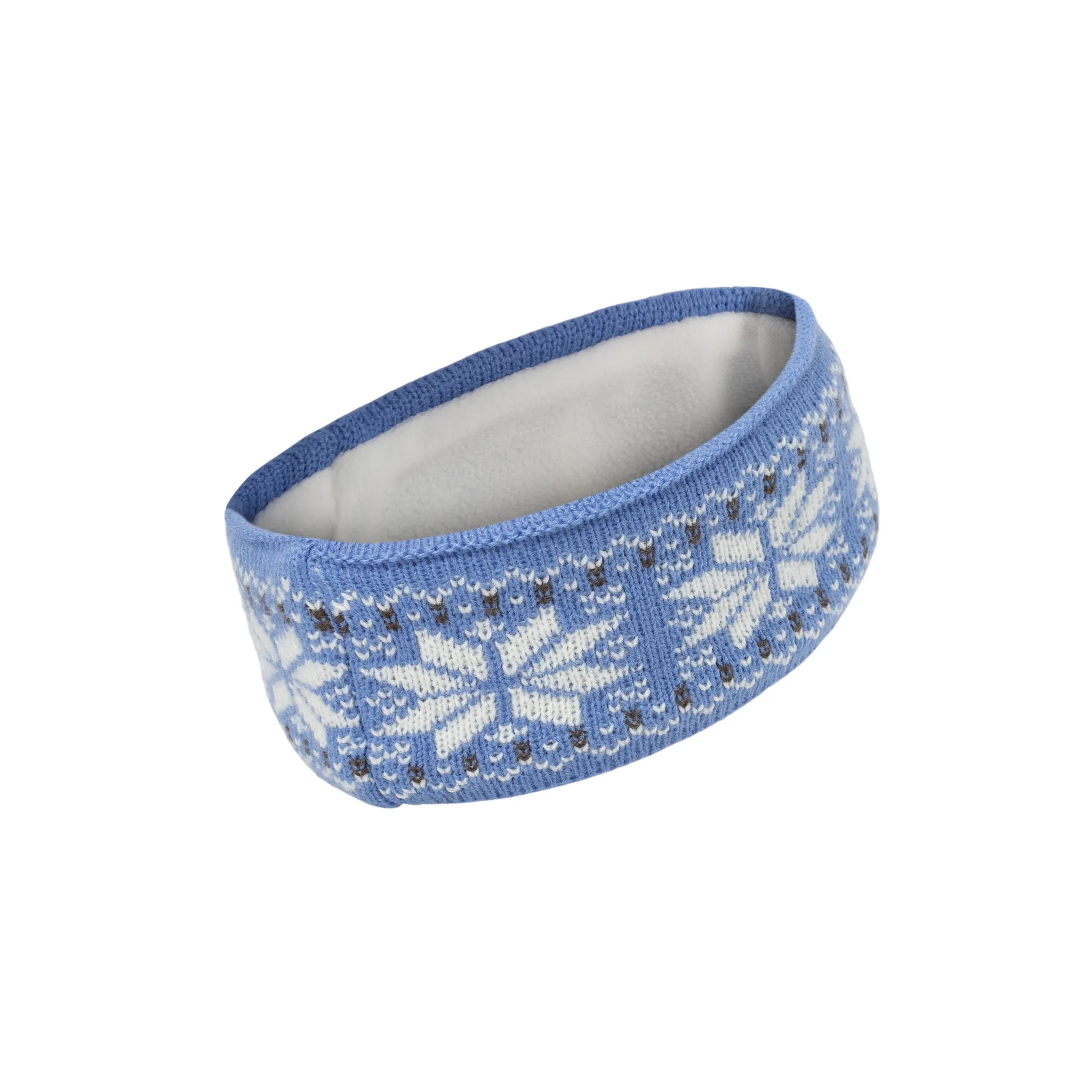 Snow Crystal Headband - Blue / White