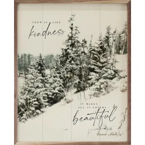 Snow Is Like Kindness