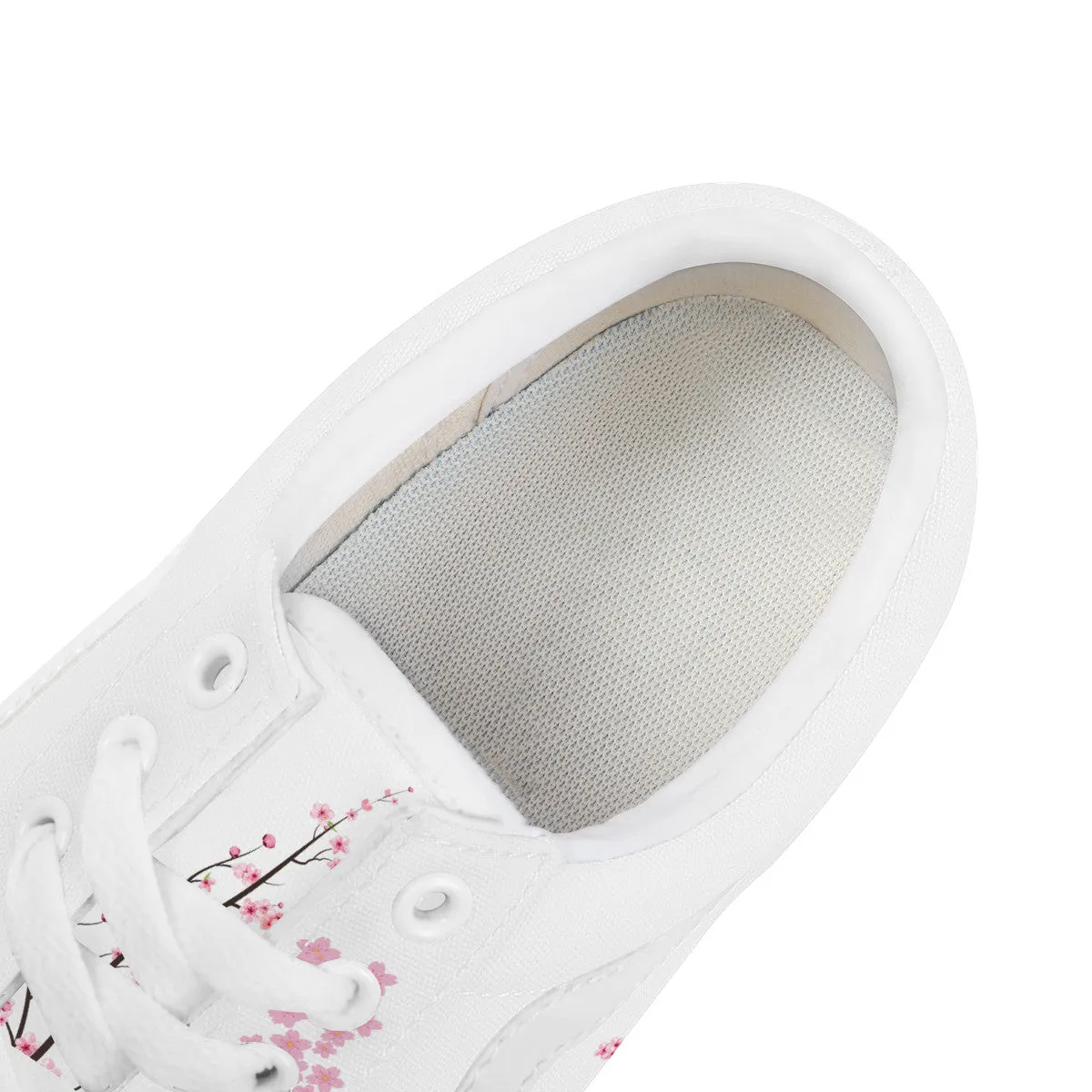 Snow White Low Top Flat Sneaker