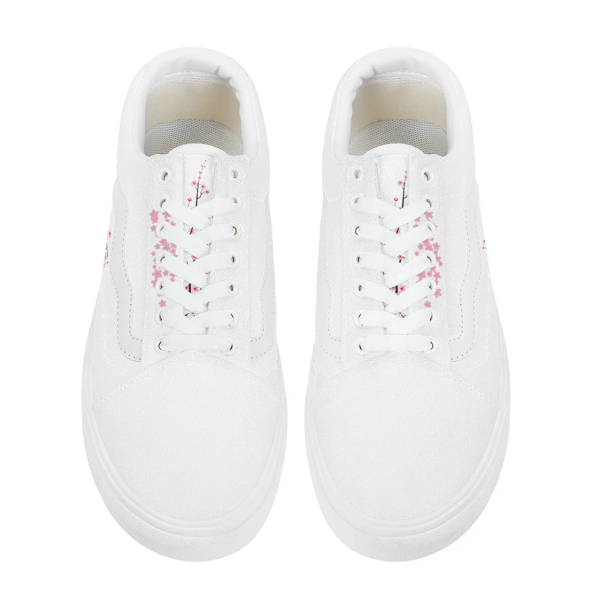 Snow White Low Top Flat Sneaker