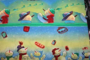 Snowmen at Play #1 Book Holder/Cover
