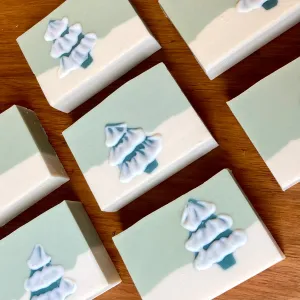 Snowy Tree Handmade Soap