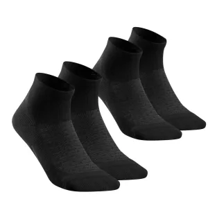 Sock Hike 100 Mid - Pack of 2 pairs - Coral and