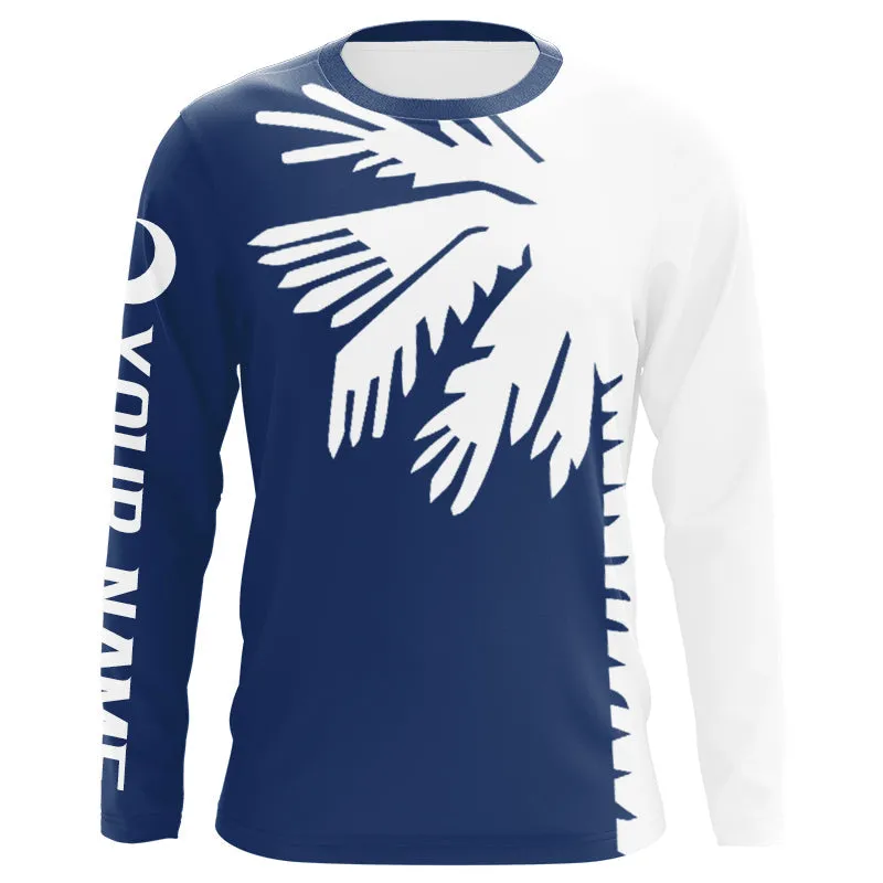 South Carolina Flag Custom Long Sleeve UV Protection Performance Fishing Shirts IPHW7902