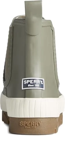 Sperry Ladies Footwear Women's Torrent Chelsea Rain Boot, Olive, 7