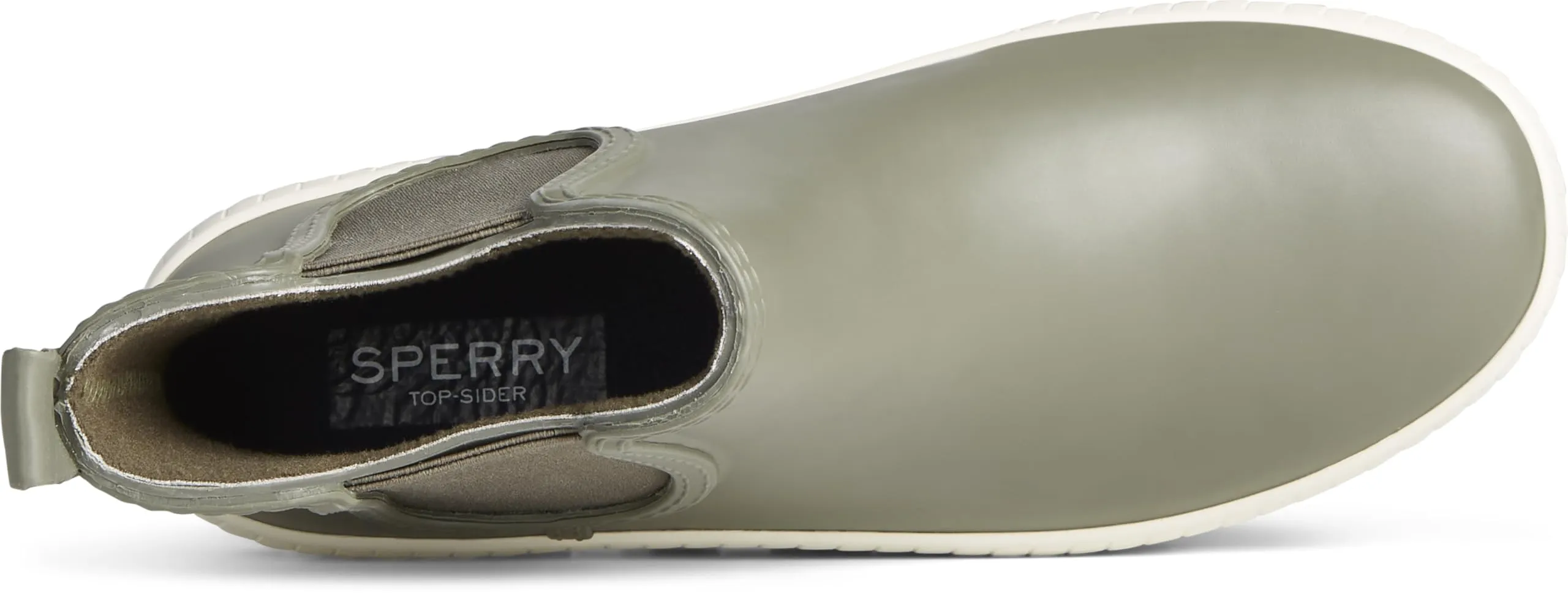Sperry Ladies Footwear Women's Torrent Chelsea Rain Boot, Olive, 7
