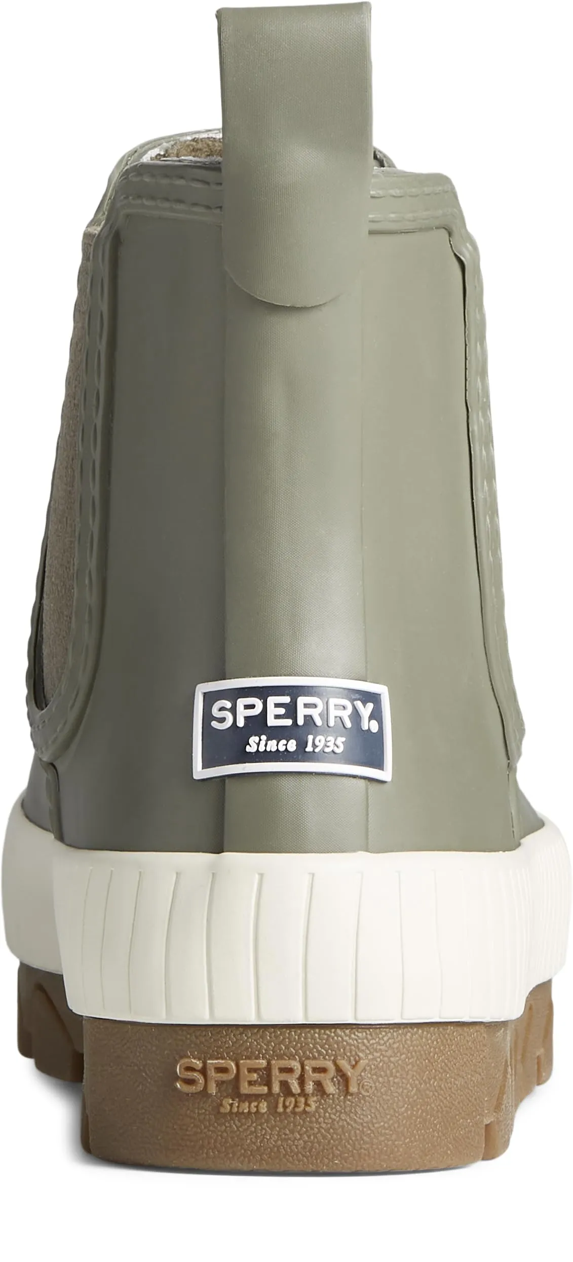 Sperry Ladies Footwear Women's Torrent Chelsea Rain Boot, Olive, 7