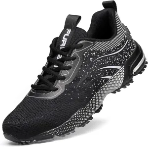 Splatter Punch - Lightweight Steel Toe Safety Shoes for Men and Women – Comfortable Steel Toe Sneakers for Warehouse, Industrial, and Work Environments