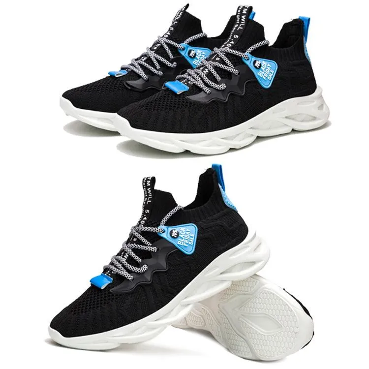 Spring and Summer New Men's Shoes Flying Woven Mesh Breathable Casual Shoes Trend Coconut Shoes Korean Student Shoes Fashion Sports Shoes