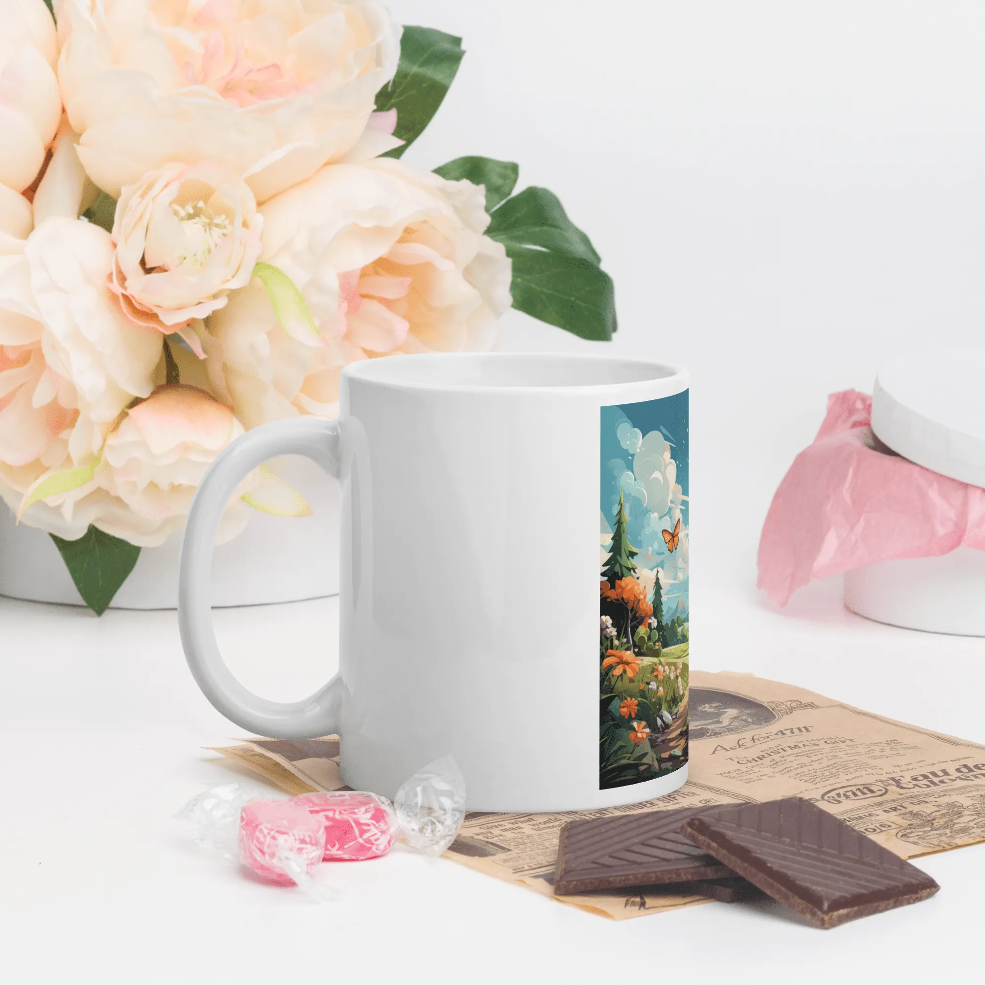 Spring Butterfly Duo Mug