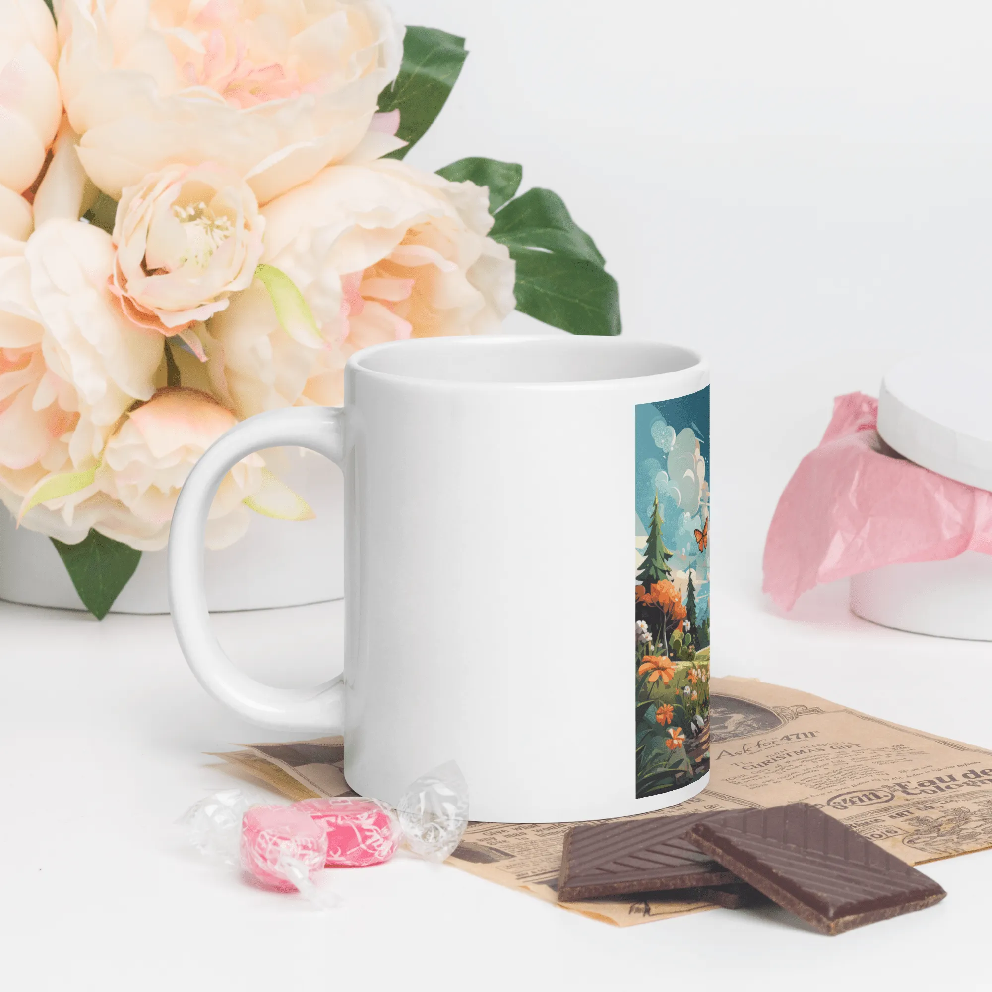 Spring Butterfly Duo Mug