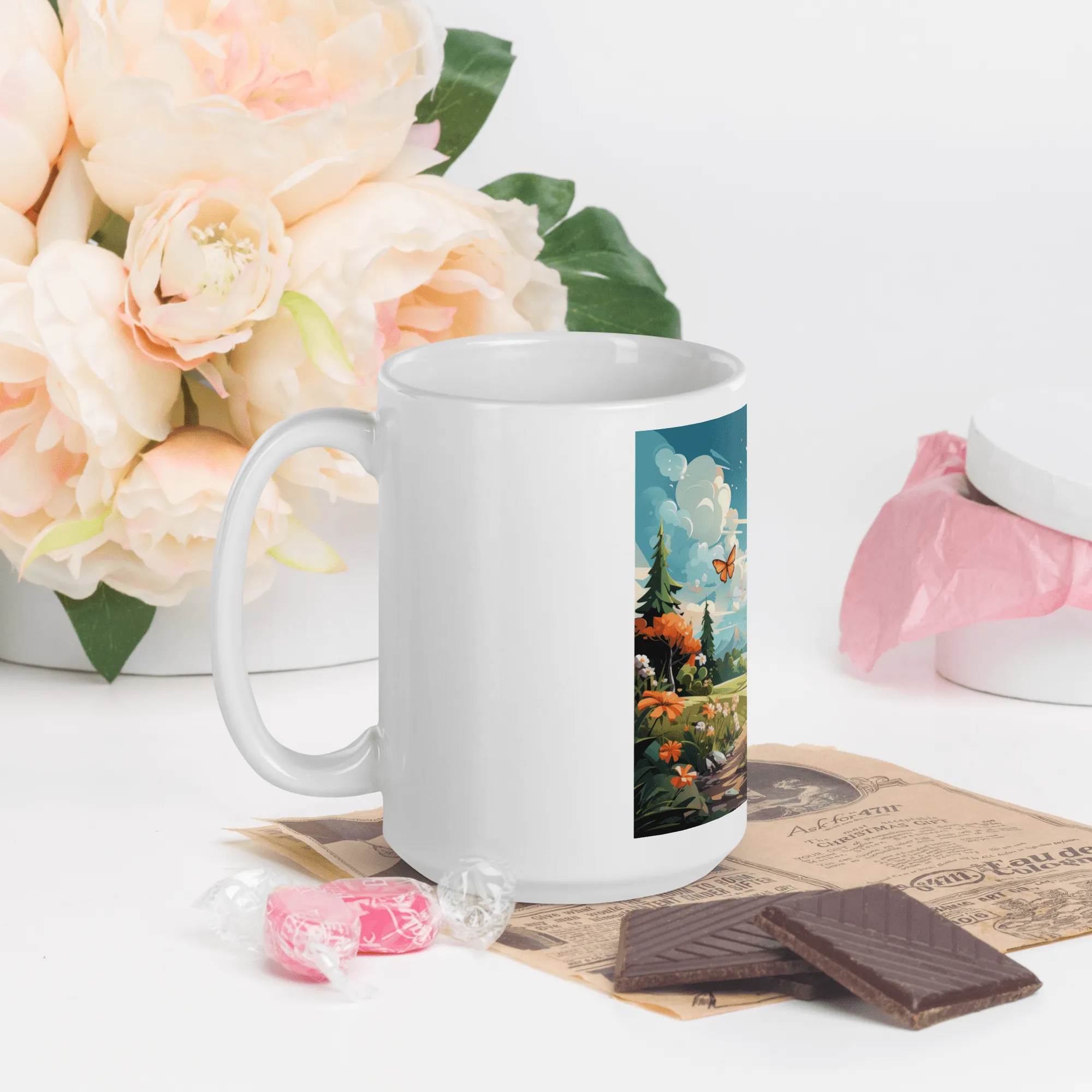 Spring Butterfly Duo Mug