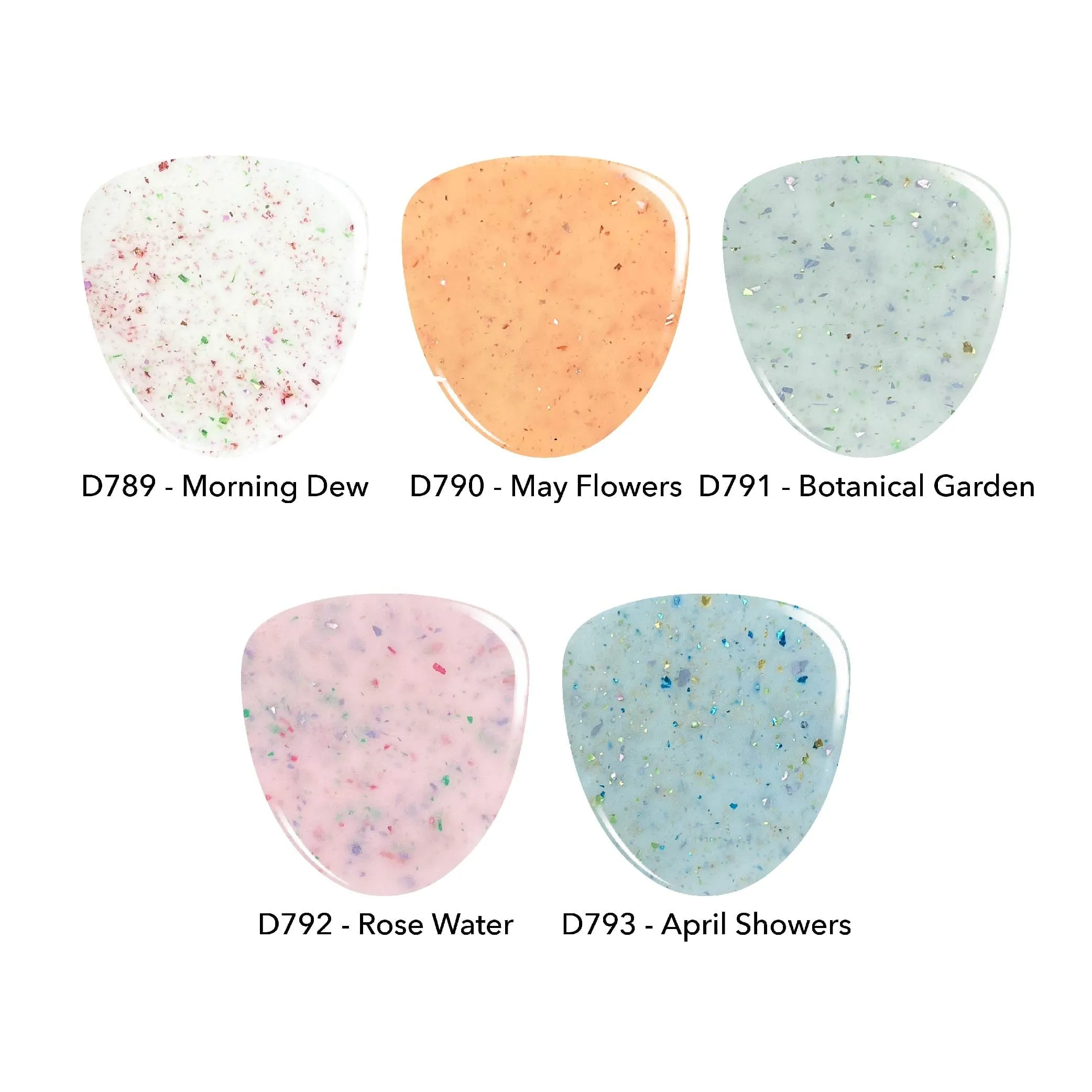 Spring Fever | Pastel Speckled Flake Dip Powder Set