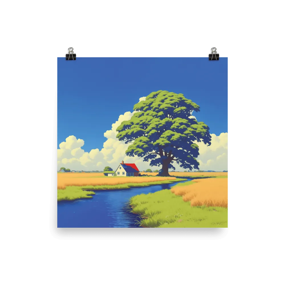 Spring Field Poster