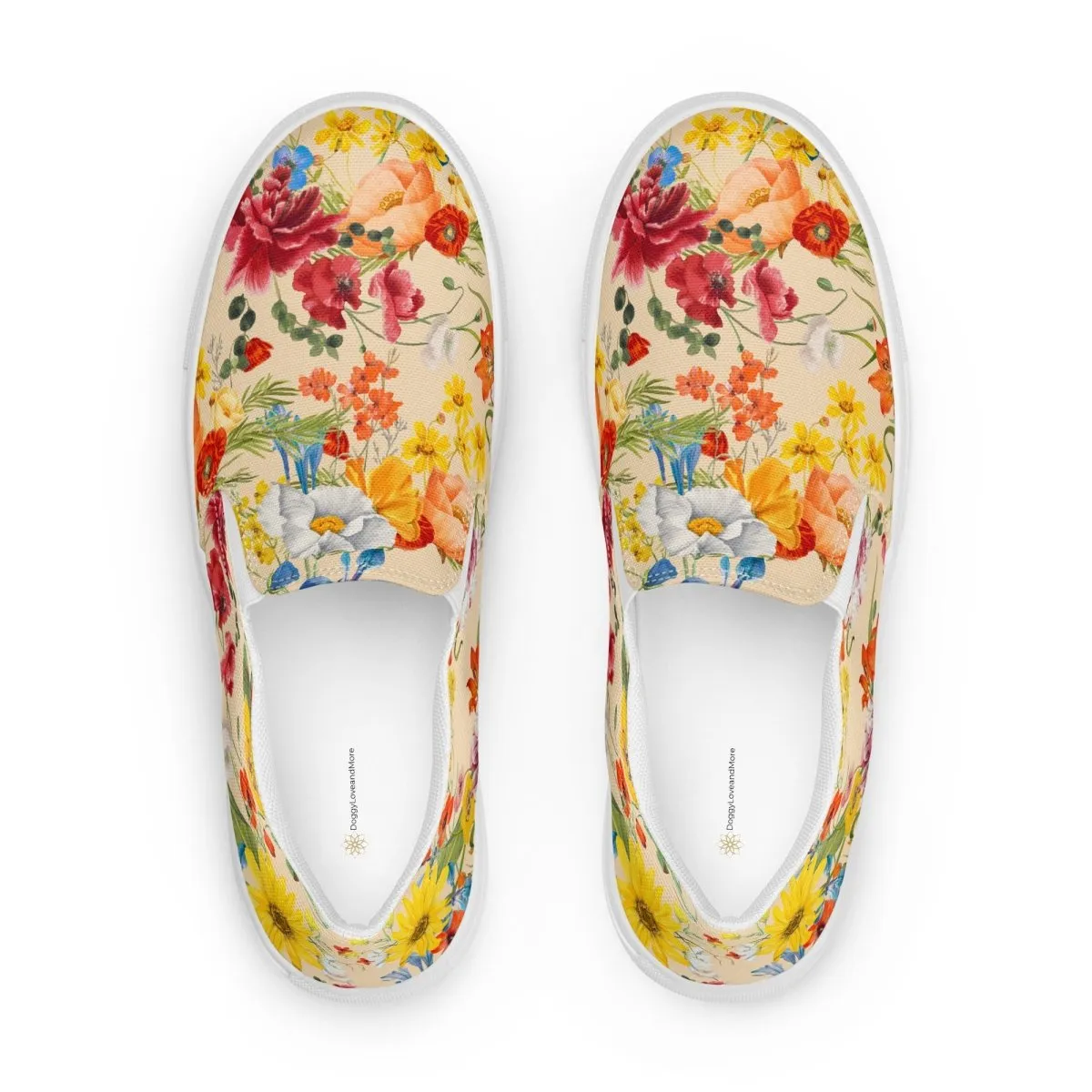 Spring Flowers Women’s Slip-On Shoes