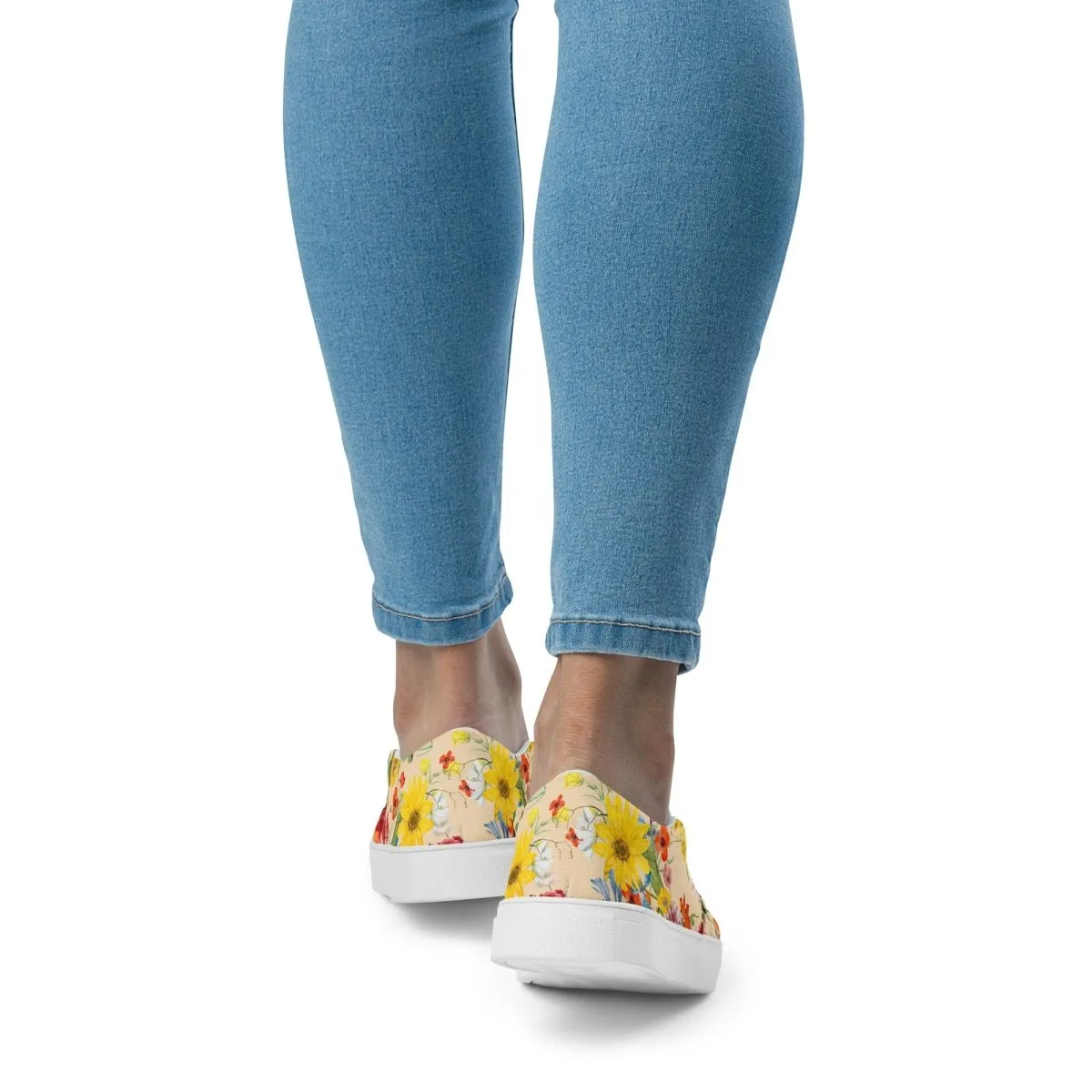 Spring Flowers Women’s Slip-On Shoes
