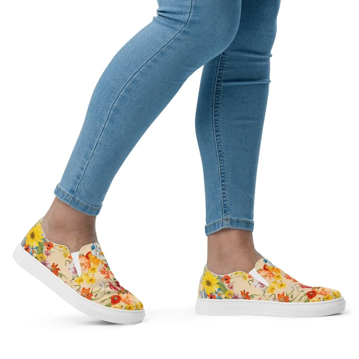 Spring Flowers Women’s Slip-On Shoes