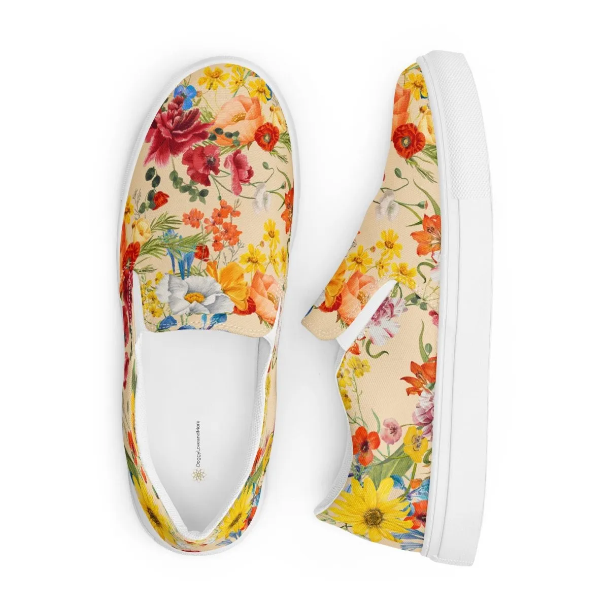 Spring Flowers Women’s Slip-On Shoes