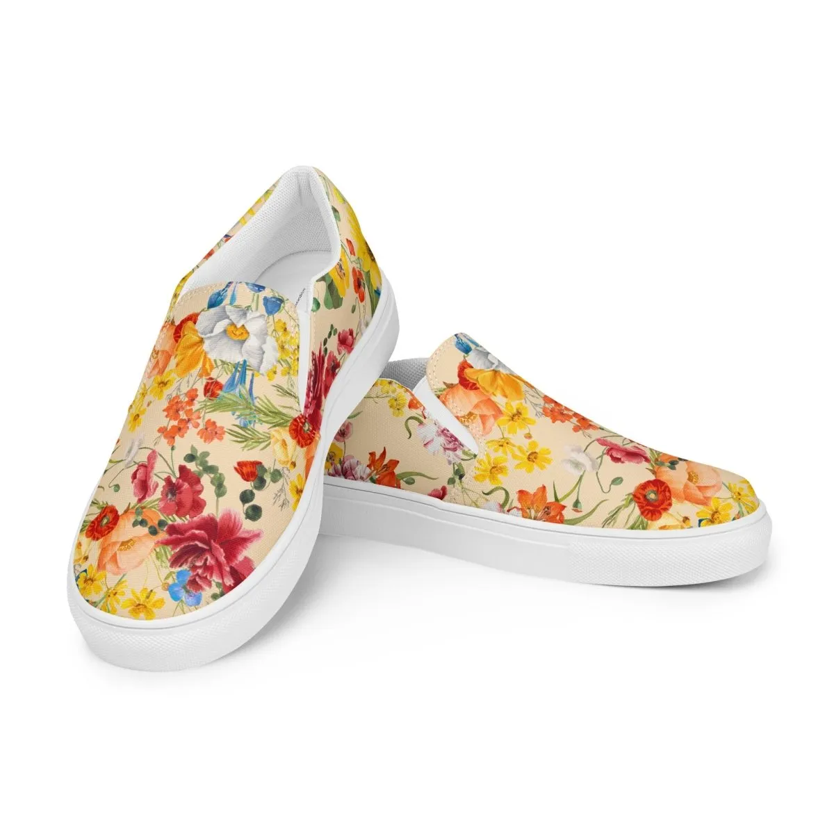 Spring Flowers Women’s Slip-On Shoes