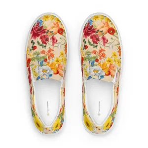 Spring Flowers Women’s Slip-On Shoes