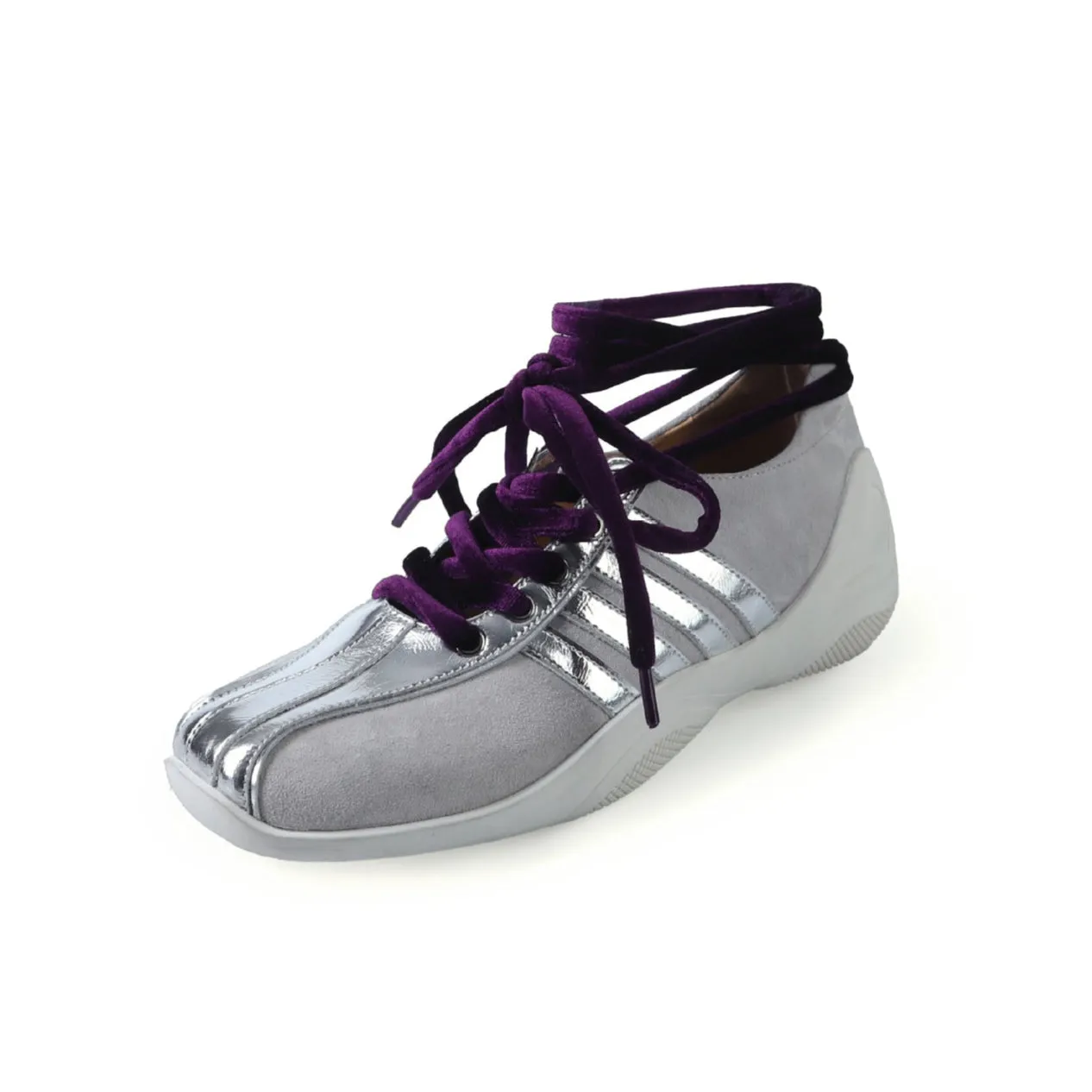 SQUARE TOE PLATFORM DESIGNER MARY JANE SNEAKERS BALLET