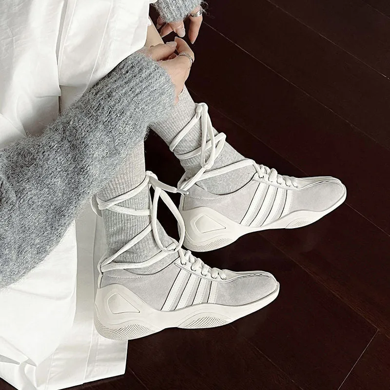 SQUARE TOE PLATFORM DESIGNER MARY JANE SNEAKERS BALLET