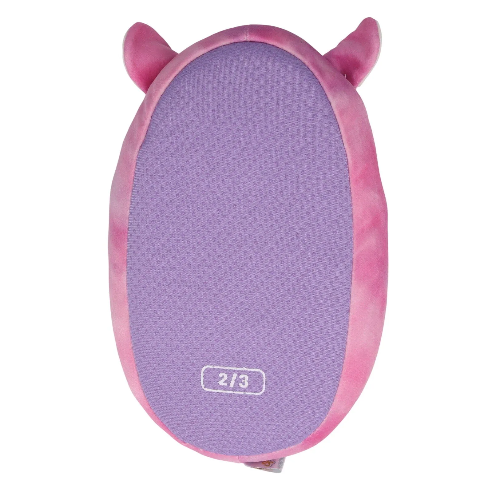 Squishmallows Kids Girls Lola the Unicorn Plush Slippers Berry Purple XL (4-5)
