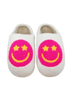 Starry Eyed Smiley Slippers
