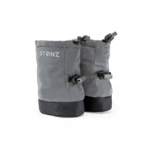 Stonz - Baby/Toddler Puffer Booties - Reflective Silver