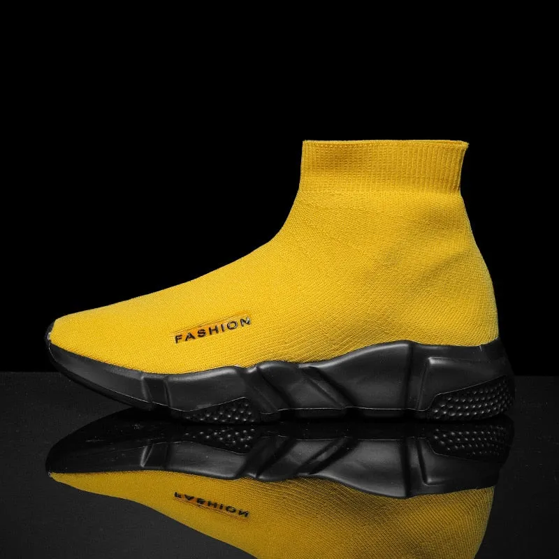 Summer Black Socks Sneakers Men