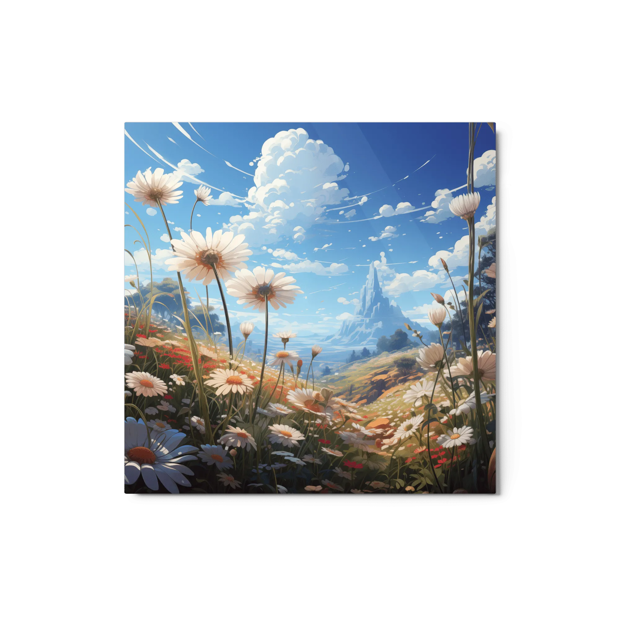 Sun-Kissed Petals Metal Prints