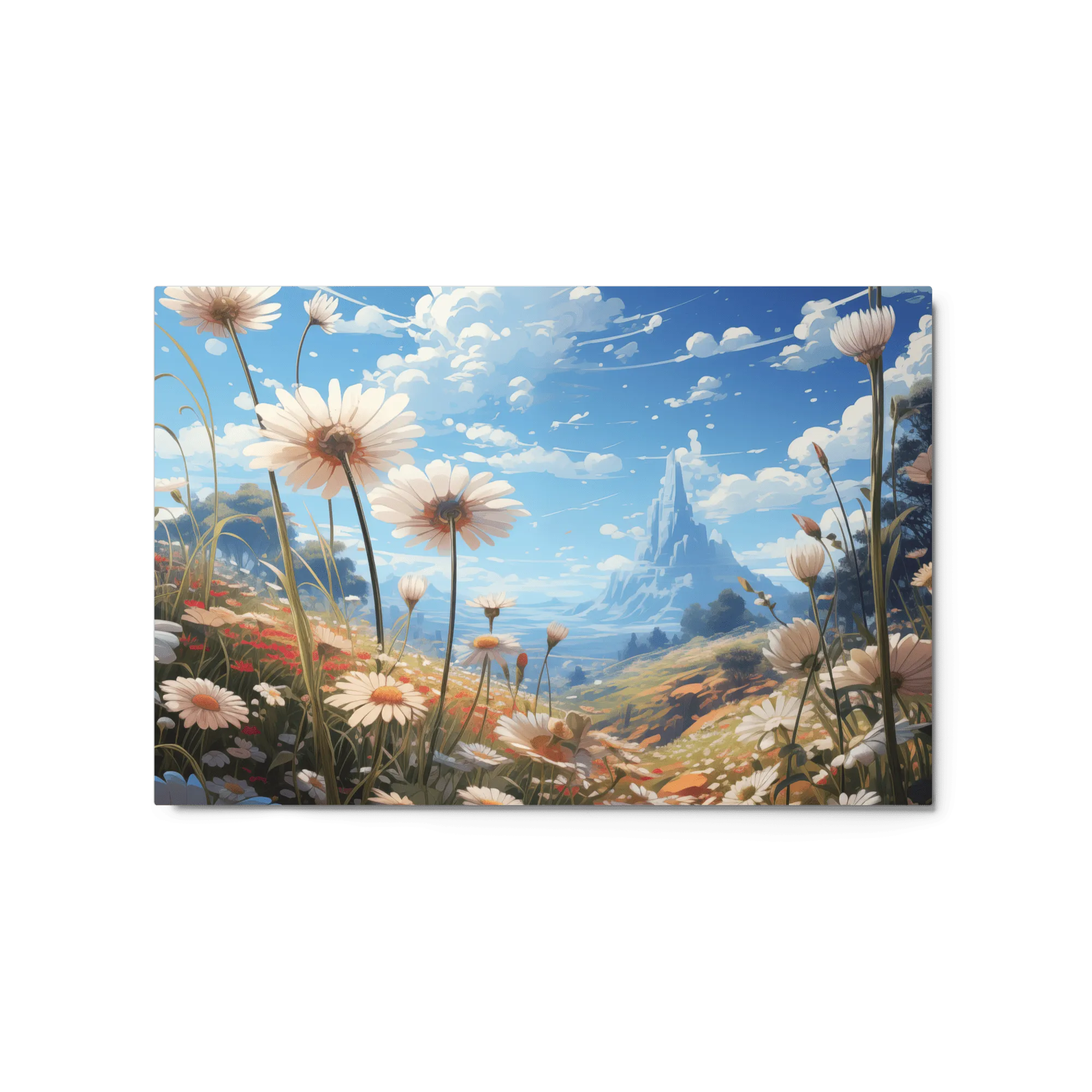 Sun-Kissed Petals Metal Prints