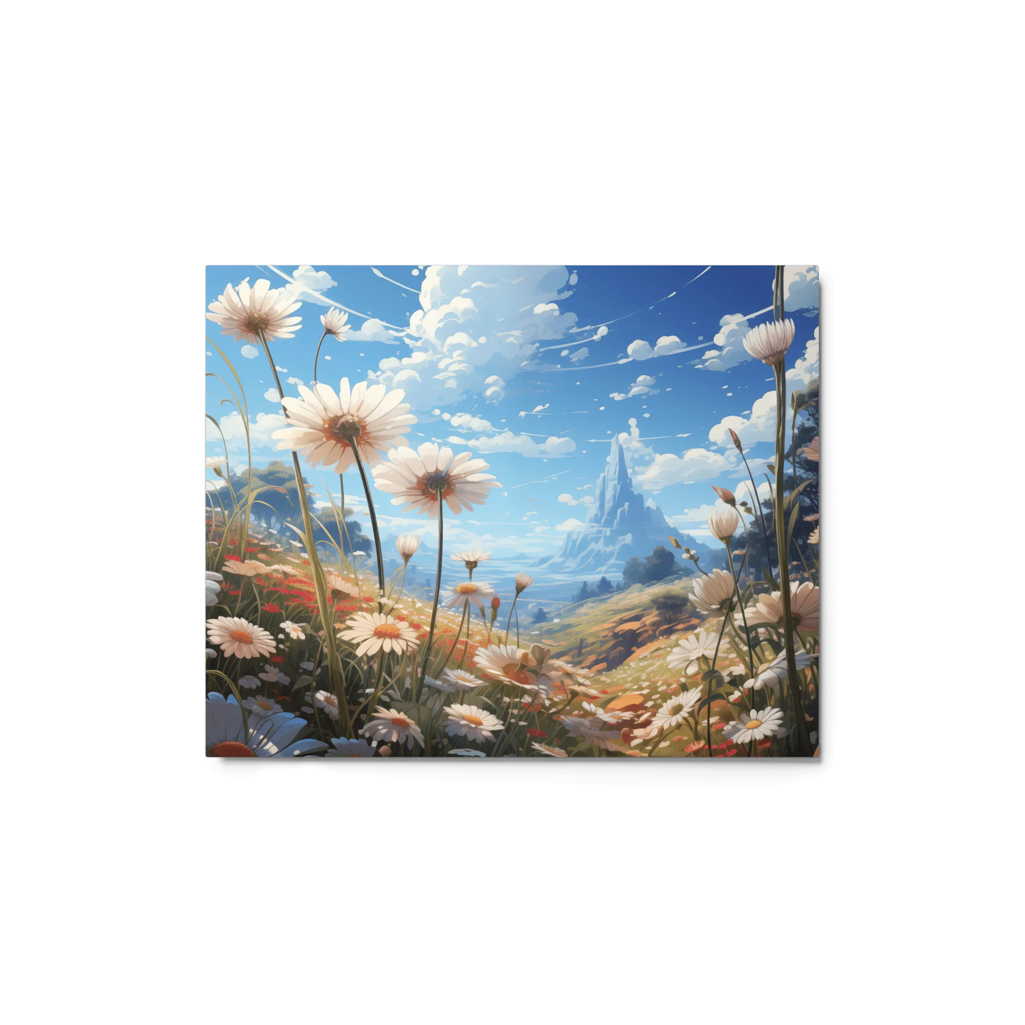 Sun-Kissed Petals Metal Prints
