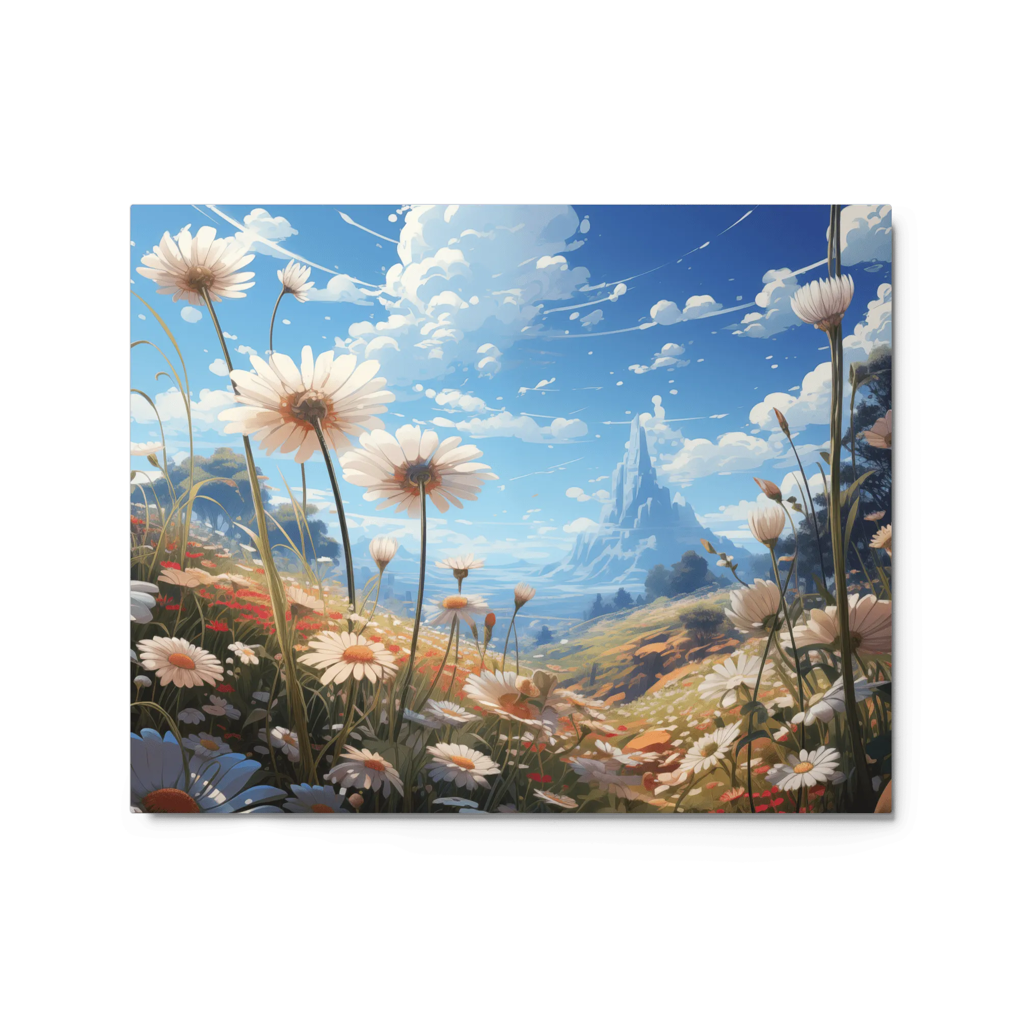 Sun-Kissed Petals Metal Prints