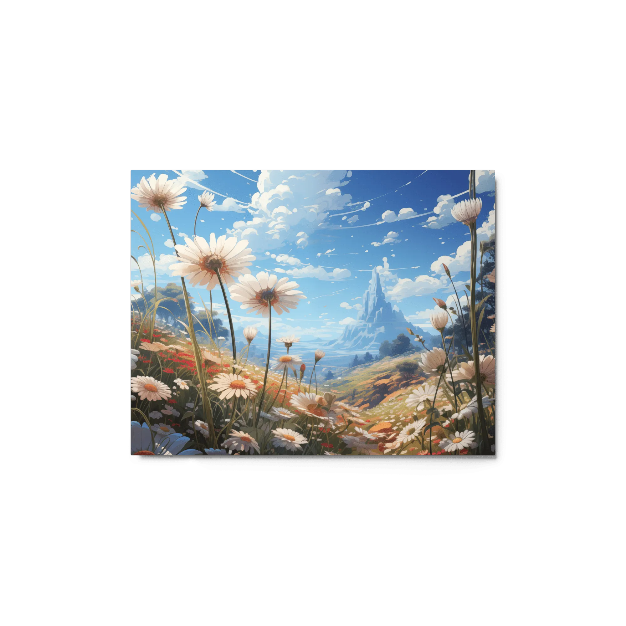 Sun-Kissed Petals Metal Prints