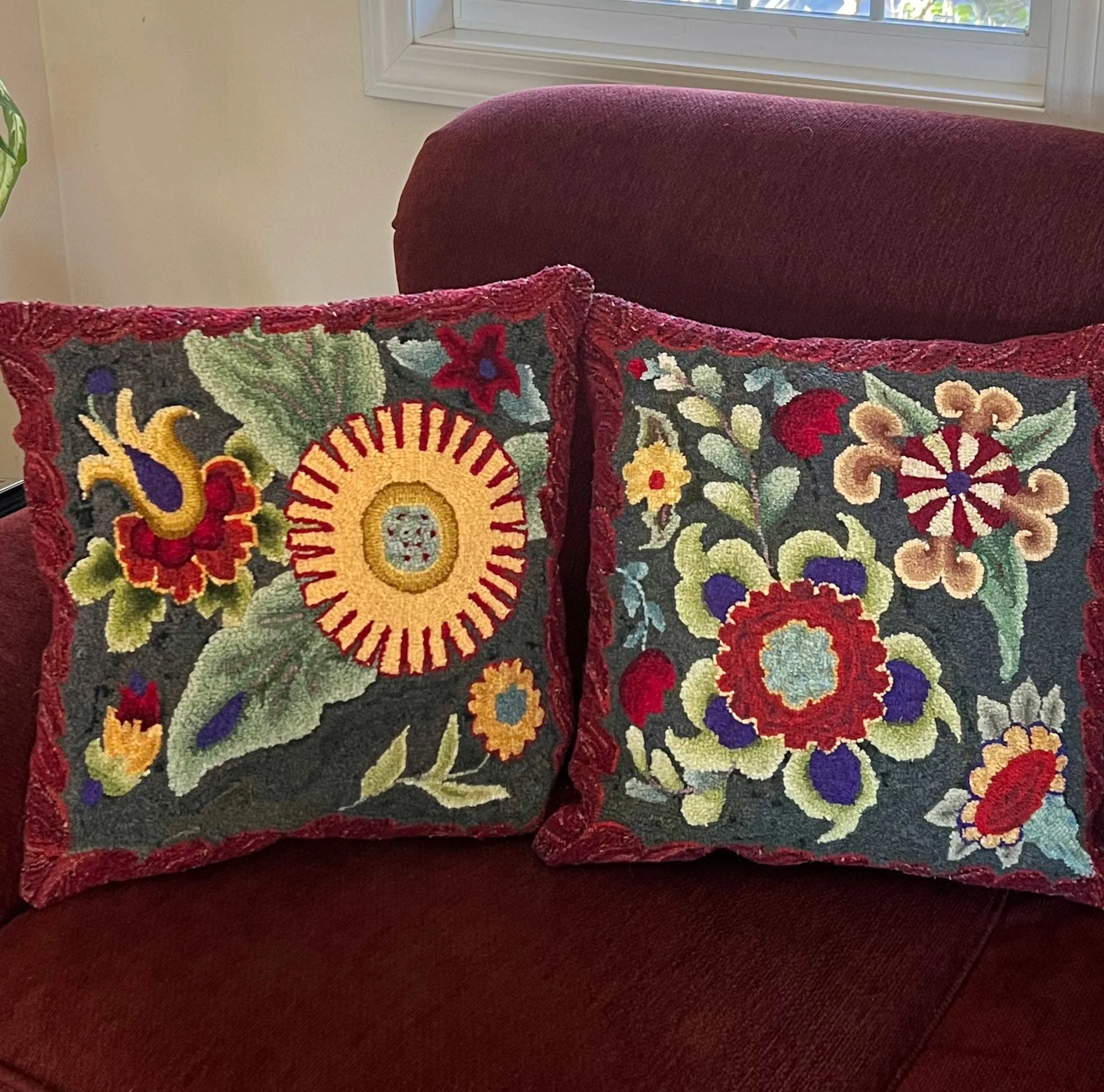 Talavera Sunflower Pillow Pattern