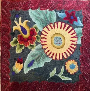 Talavera Sunflower Pillow Pattern