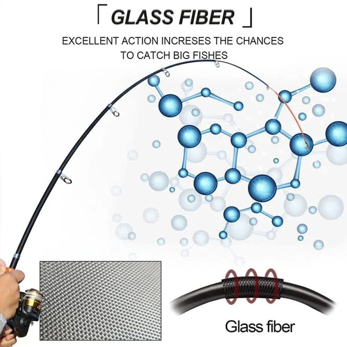 Telescopic Imitation Wood Fishing Rod Ultra Lightweight Portable Fishing Pole