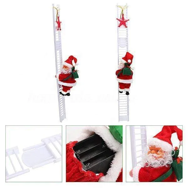 The climbing santa claus