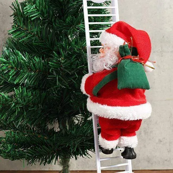 The climbing santa claus