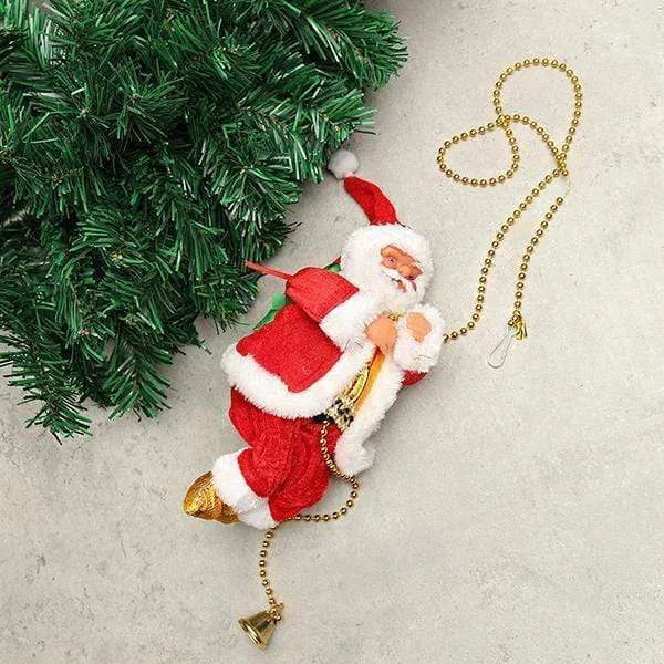 The climbing santa claus