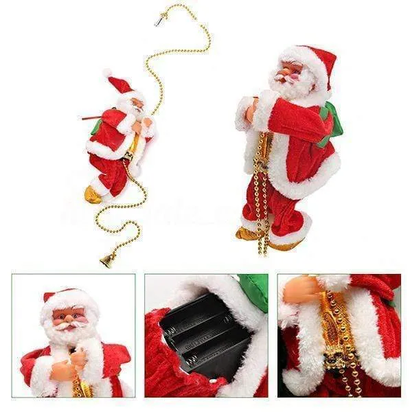 The climbing santa claus