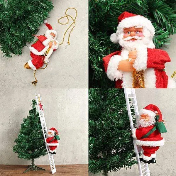 The climbing santa claus