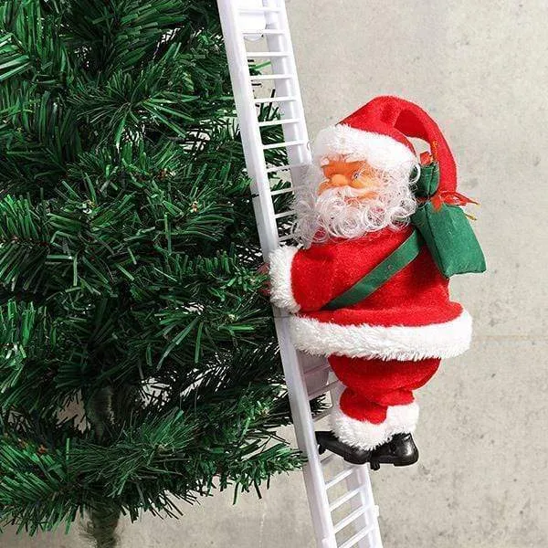 The climbing santa claus