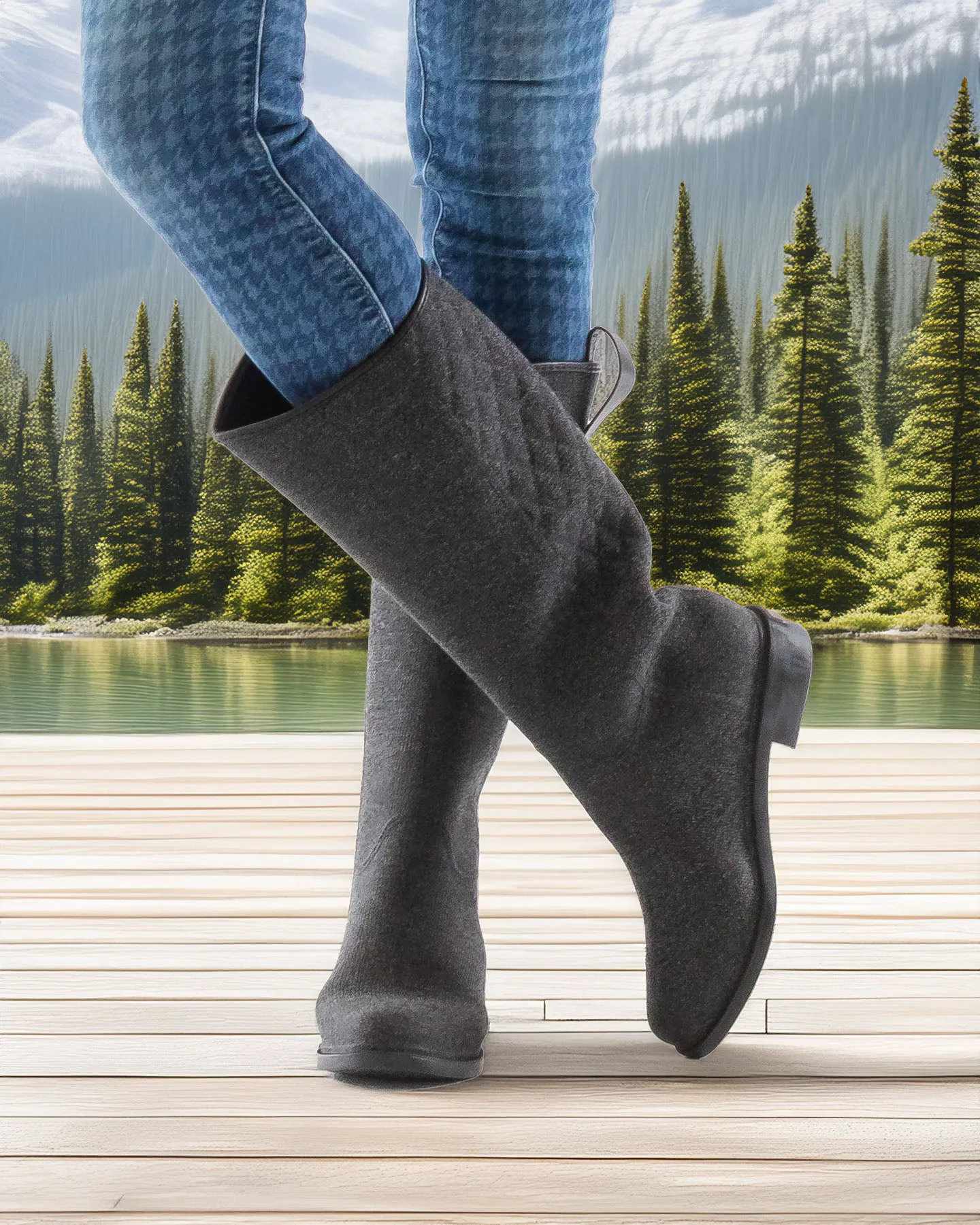The Equus - Womens Tall Rain Boots