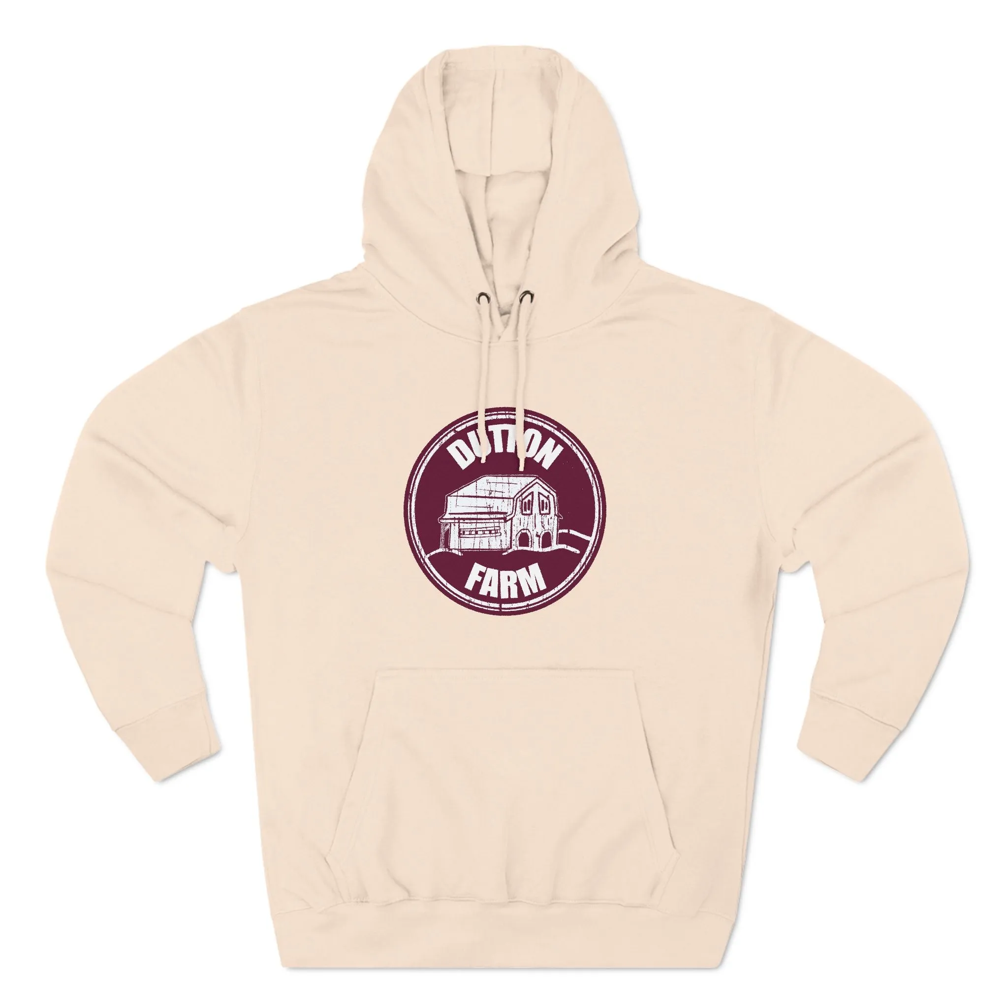 Three-Panel Fleece Hoodie